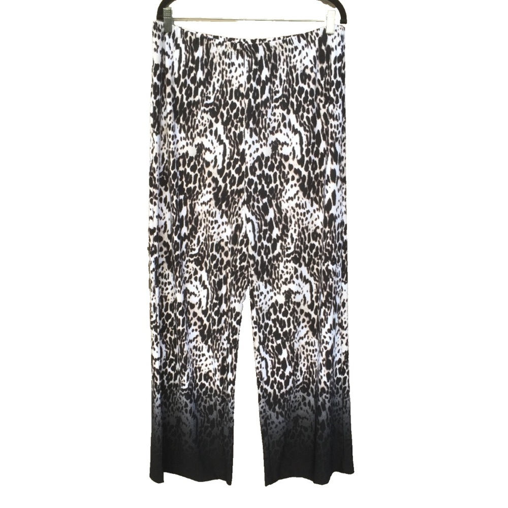 Chico's Easywear Elastic Waist Ombre Animal Print Pant